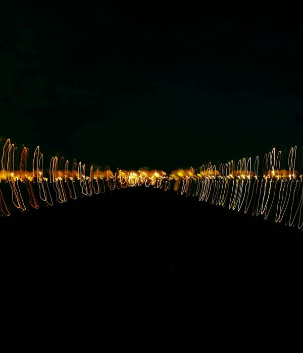 Abstract technology glowing lines representing male energy and wellness