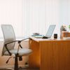 Icon representing office environment and sedentary work